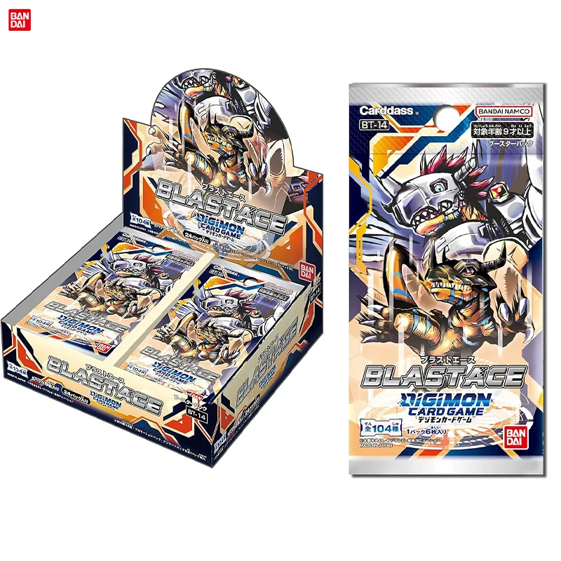 

Bandai Digimon Card Game Booster Pack BLAST ACE BT-14 Box 24 Packs Factory Sealed Japan