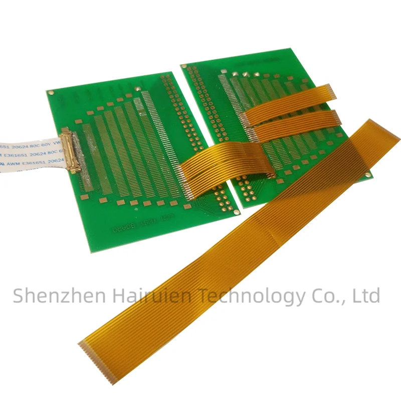 2Pcs Cable Yellow Soft Cable 1.0 Pitch Double-Ended Welding Flat