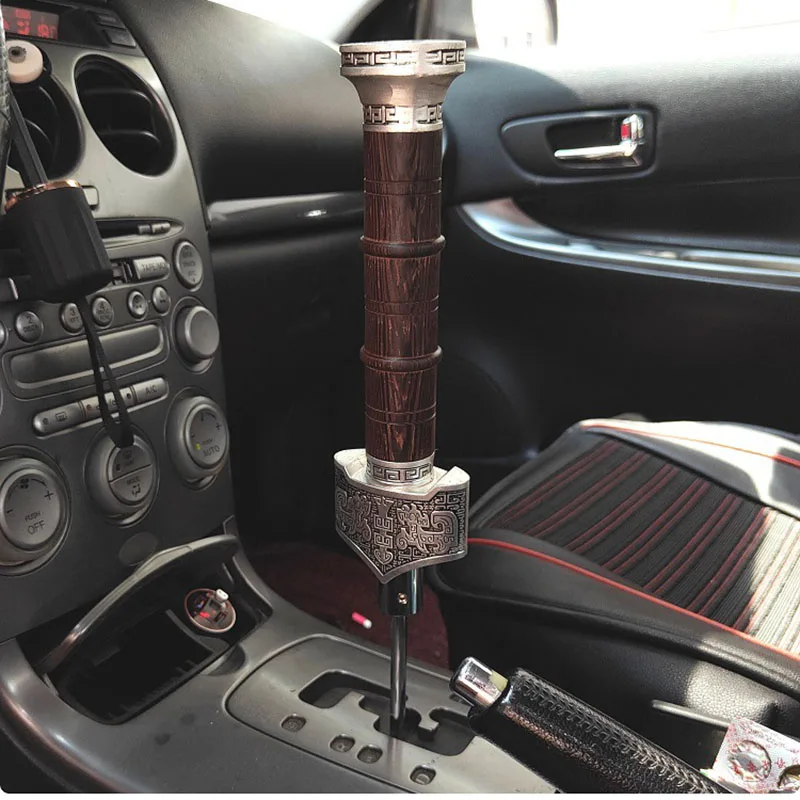 Universal Car Gear Shift Knob Stick Handle of a sword Manual Transmission Gearstick Lever Shifter Knob Car Interior Accessories