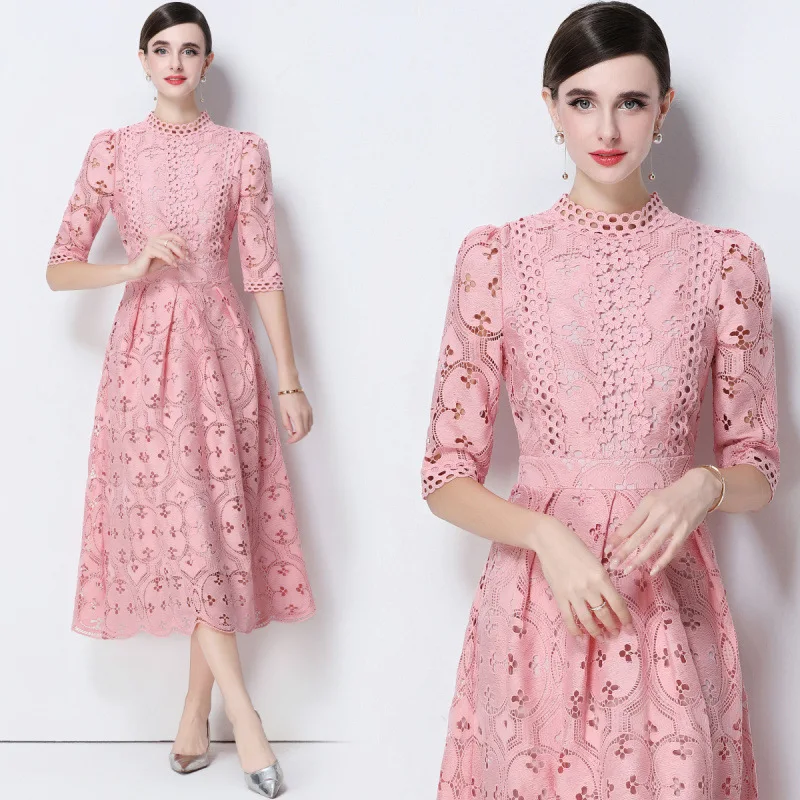 

Женская юбка Ele с вырезами и цветочным узором, с высокой талией, утягивающая, из полиэстера, для уличного стиля