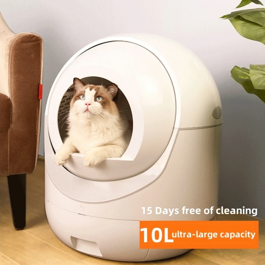 Automatic Cat Litter Box Self Cleaning Sandbox for Cats Kitten Smart Deodorant Cat Tolilet Litter Box Automatic cleaning Feces