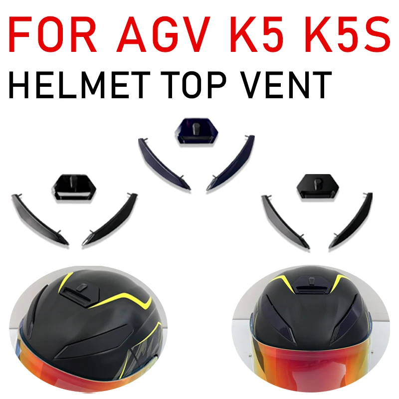 Motorcycle Helmet Top Vent for AGV Helmet K5 K5S Helmet Top Vent