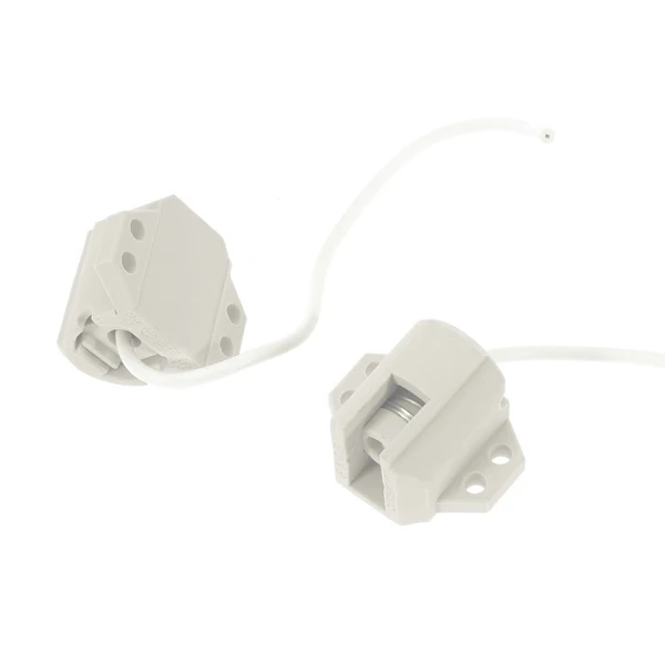 1 Pair R7S Socket Ceramic Light Holder Bases for Double-ended Metal Halide Lamp