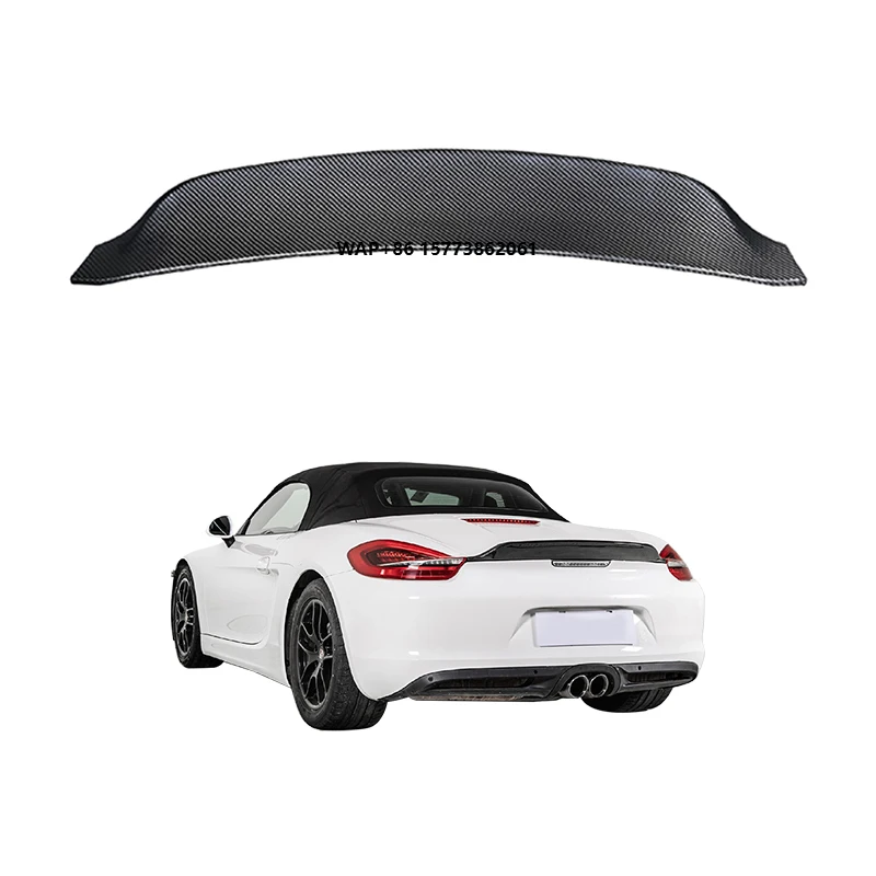 

New PM 981 2014-2016 Cayman Spyder RS Dry Carbon Rear Spoiler Car Modification Upgrade