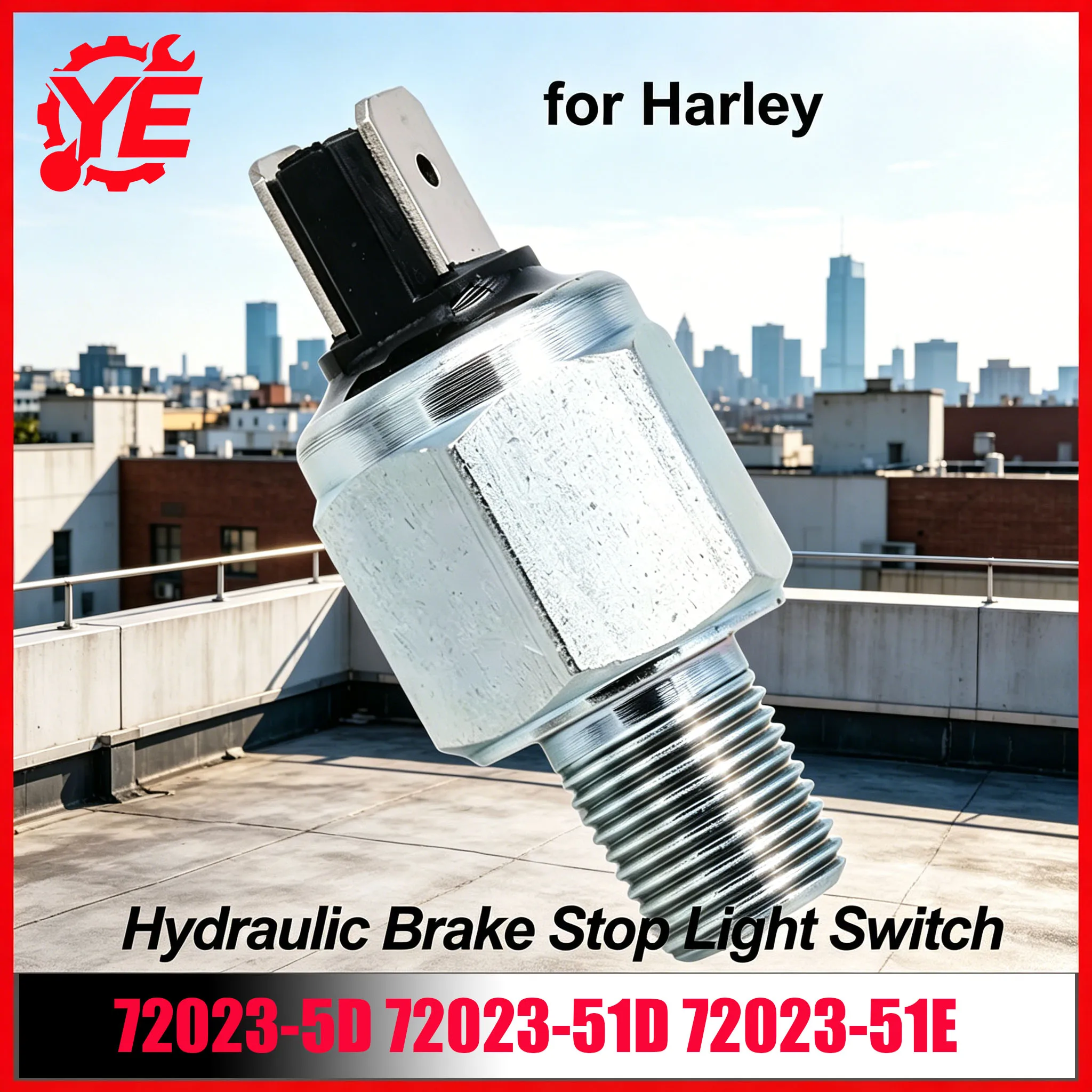 

72023-5D Hydraulic Brake Stop Light Switch 72023-51D 72023-51E for Harley Touring Electra Road Glide Softail Sportster 72023 51D