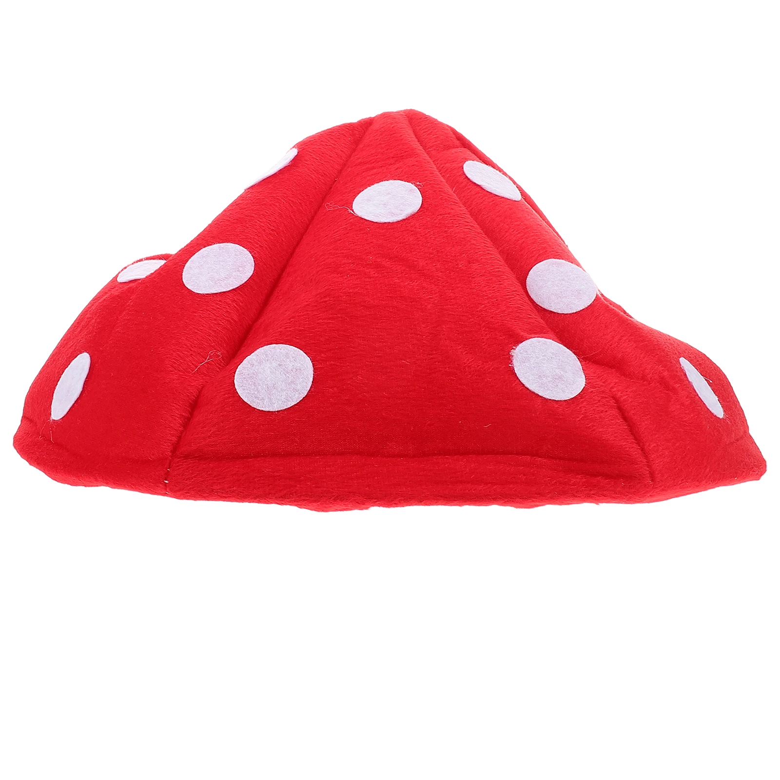 

Plush Mushroom Beret Hat For Women Mushroom Cap For Cosplay And Parties Children Mushroom Headwear Funny Photo Prop Hat (Small)