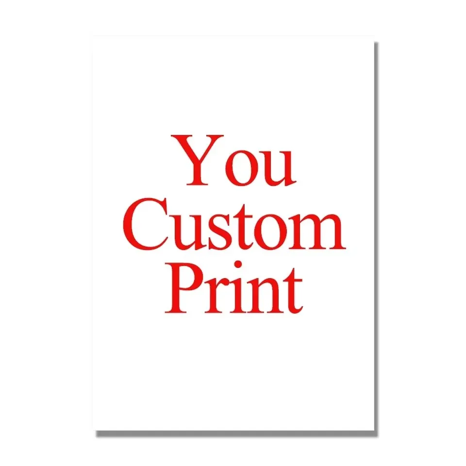 Custom Print Canvas Schilderij Van Uw Foto's Bruiloft Verjaardag Poster Wall Art Decoratie Huisdieren Familie Landschap Foto Decor