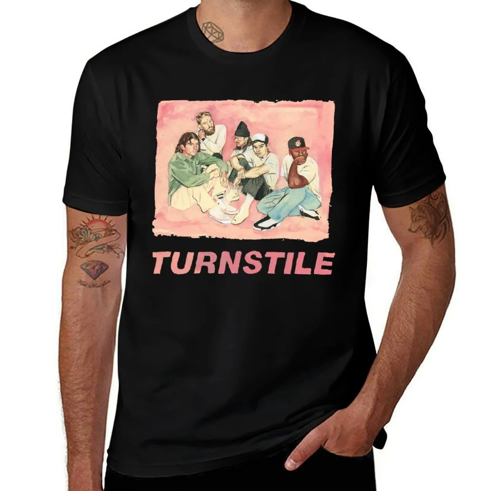 Turnstile Love Connection T-Shirt Utility Work Short Sleeve Top T-Shirt