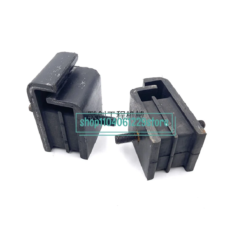 For Hitachi EX200-1/2/3 engine foot rubber shock-absorbing rubber machine foot cushion cushion excavator accessories