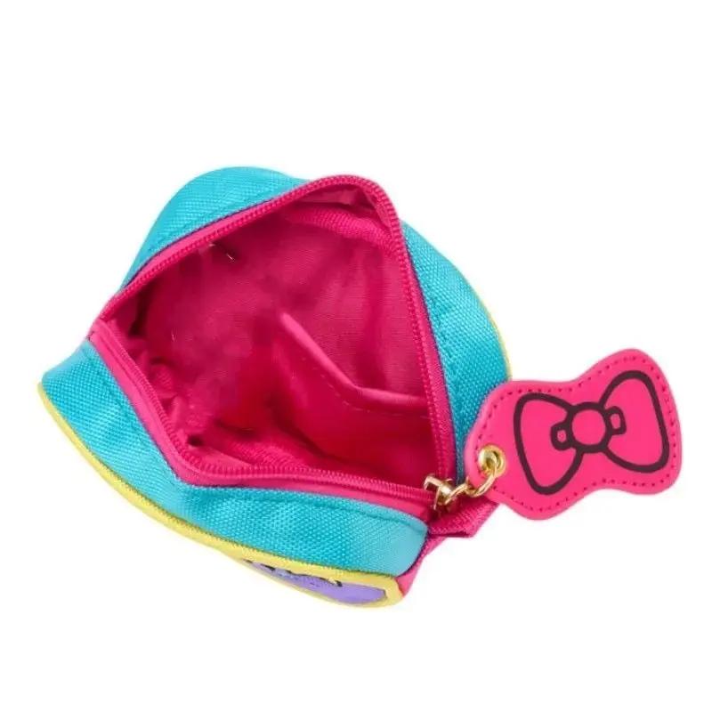 Cartera Kawaii Sanrio Hello Kitty, bonita serie bordada, bolsa para auriculares de dibujos animados de Anime, colgante pequeño, regalo de vacaciones para chica de Anime