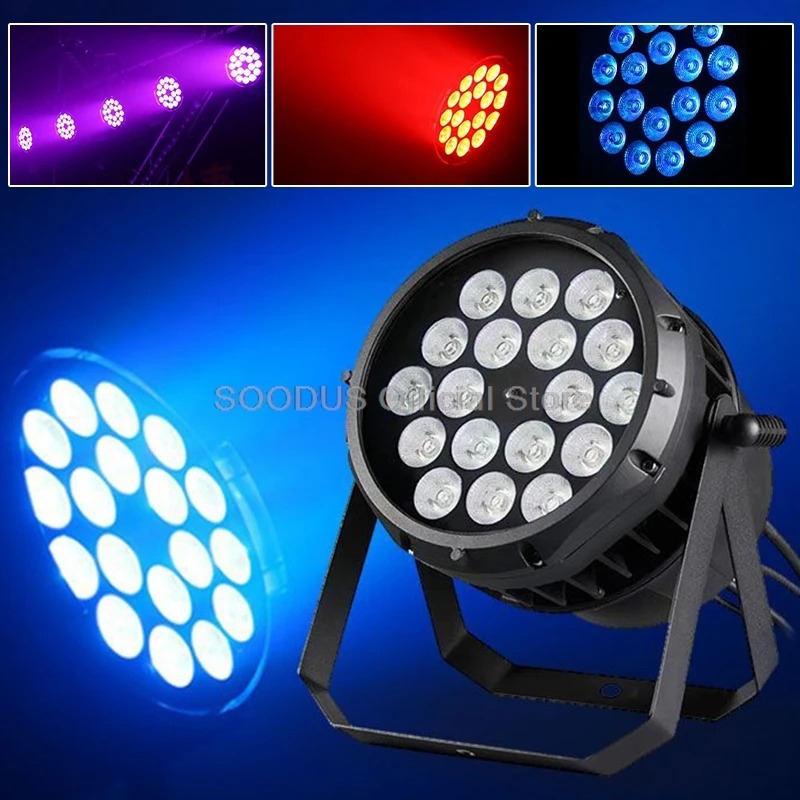 Par Lights LED Stage RGBW Wash DJ Lights DMX512 With Sound Activated Party Light For Christmas Halloween Disco Club Wedding