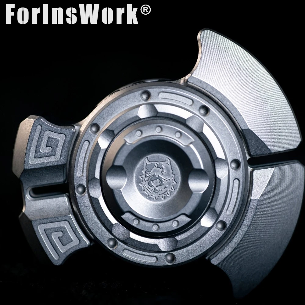 KTS Pangu Sun God Spinner EDC Fidget jouet décompression doigt haut Zirconium adultes cadeau jouets d'anxiété