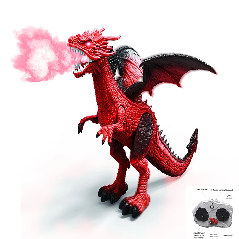 

R/C Prank Dinosaur Infrared Animal Model Toy Remote Control Electric Carnotaurus Model Fossils Research RC Dog Cat Pet Kidding