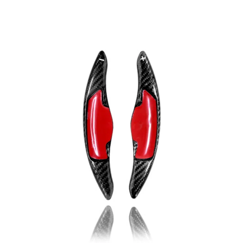 

For Genesis G70 Real Carbon Fiber Steering Wheel Shift Paddle Shifter Extension Interior Decoration Accessories