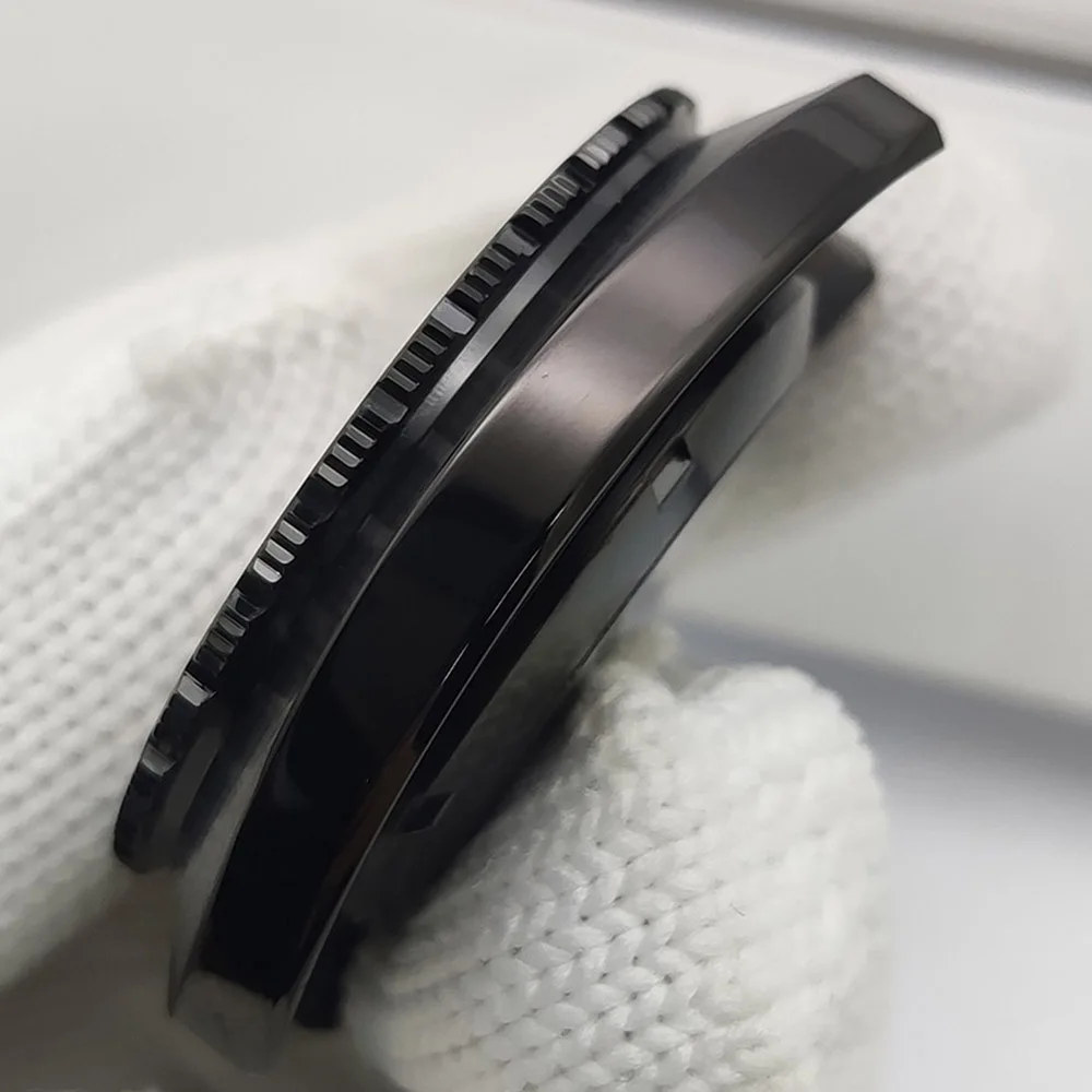 Six Colors for 28.5MM Dial NH35 Case 42MM Sapphire Crystal Case 5ATM Rotatable Bezel For NH35 NH36 4R36 Movement image 5