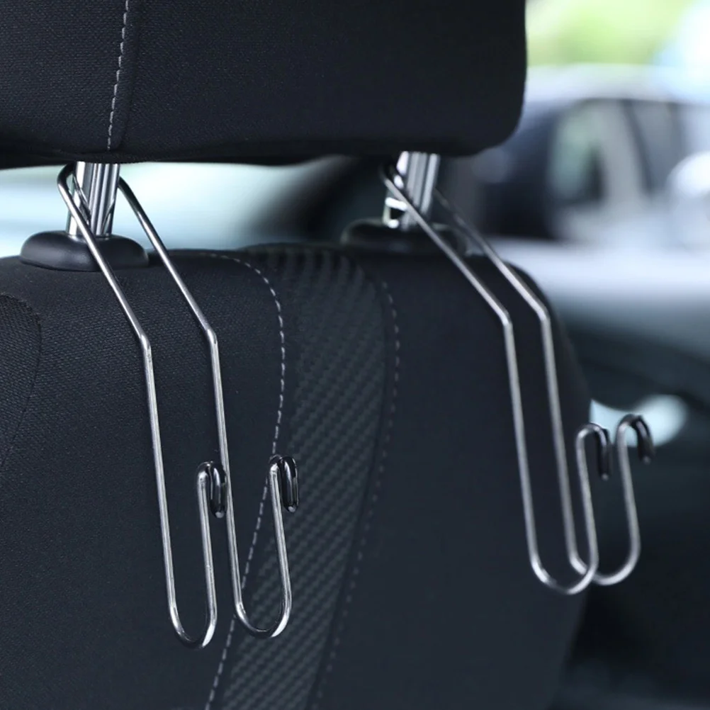 

Car Seat Hook Heavy Duty Headrest Hooks Vehicle Storage Durable Anti-rust Backseat Racks Hangers Organizer Hanging