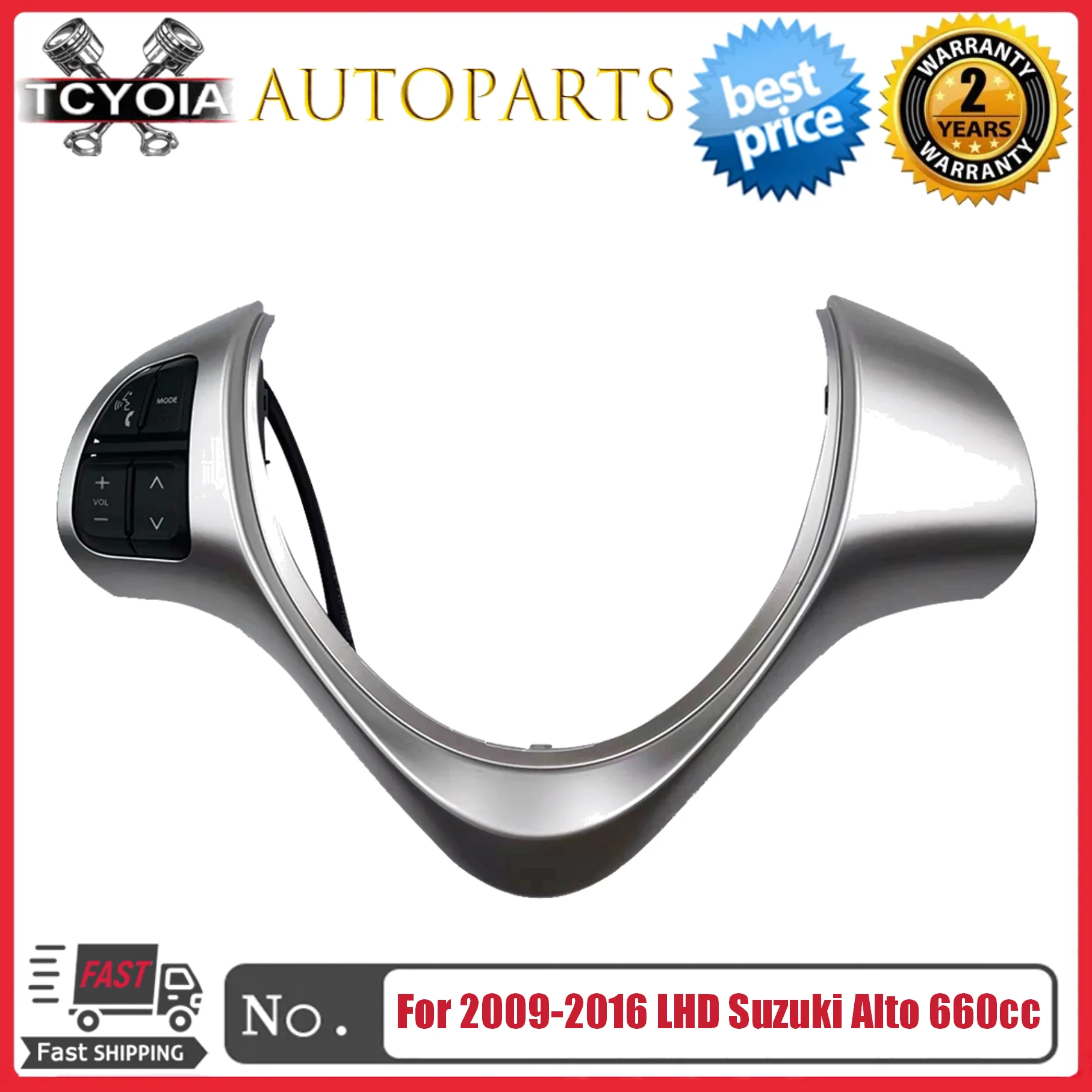 

Multifunctional steering wheel switches For 2009-2016 LHD Suzuki Alto 660cc