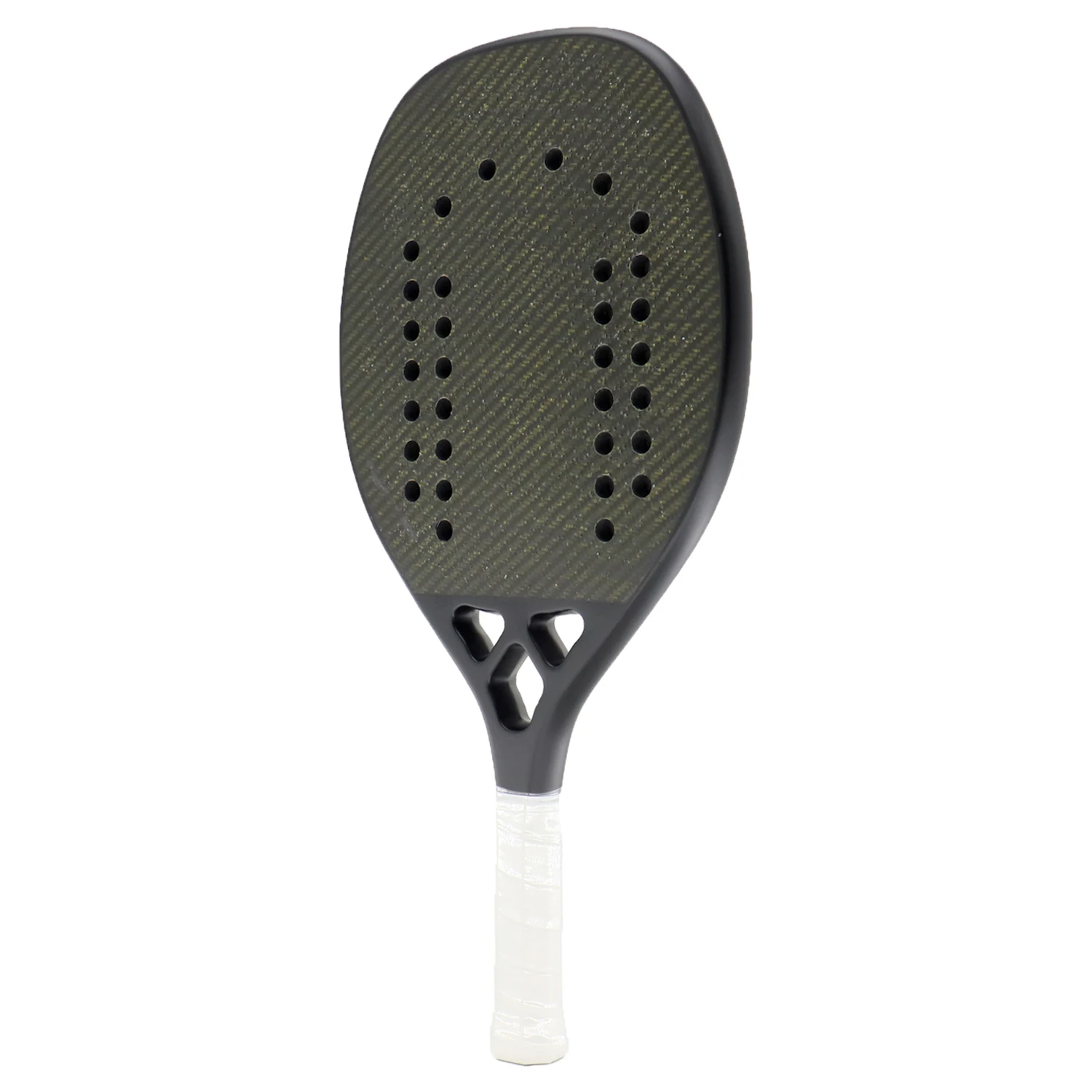 Carbon Fiber Beach Tennis Racket with 2 Beach Tennis Balls, 2 Sweat Absorbing Belts, 1 Wrist Guard, 1 Racke Bag