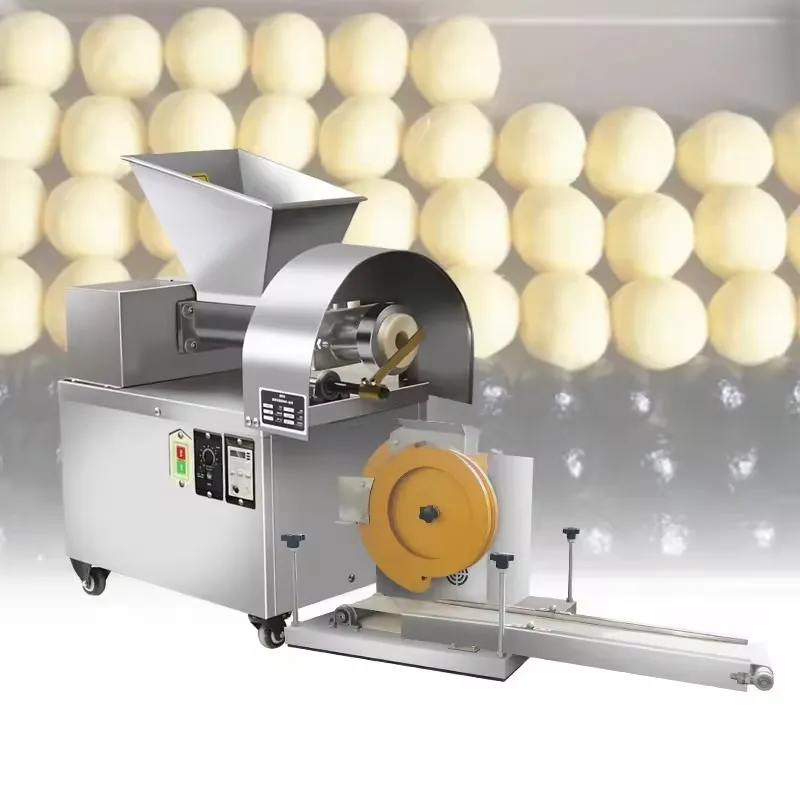 

Stainless Steel Automatic Commercial Desktop 200 Gram Bread Dough Ball Cutting Making Tool Dough Cutter Divider Rounder Machine