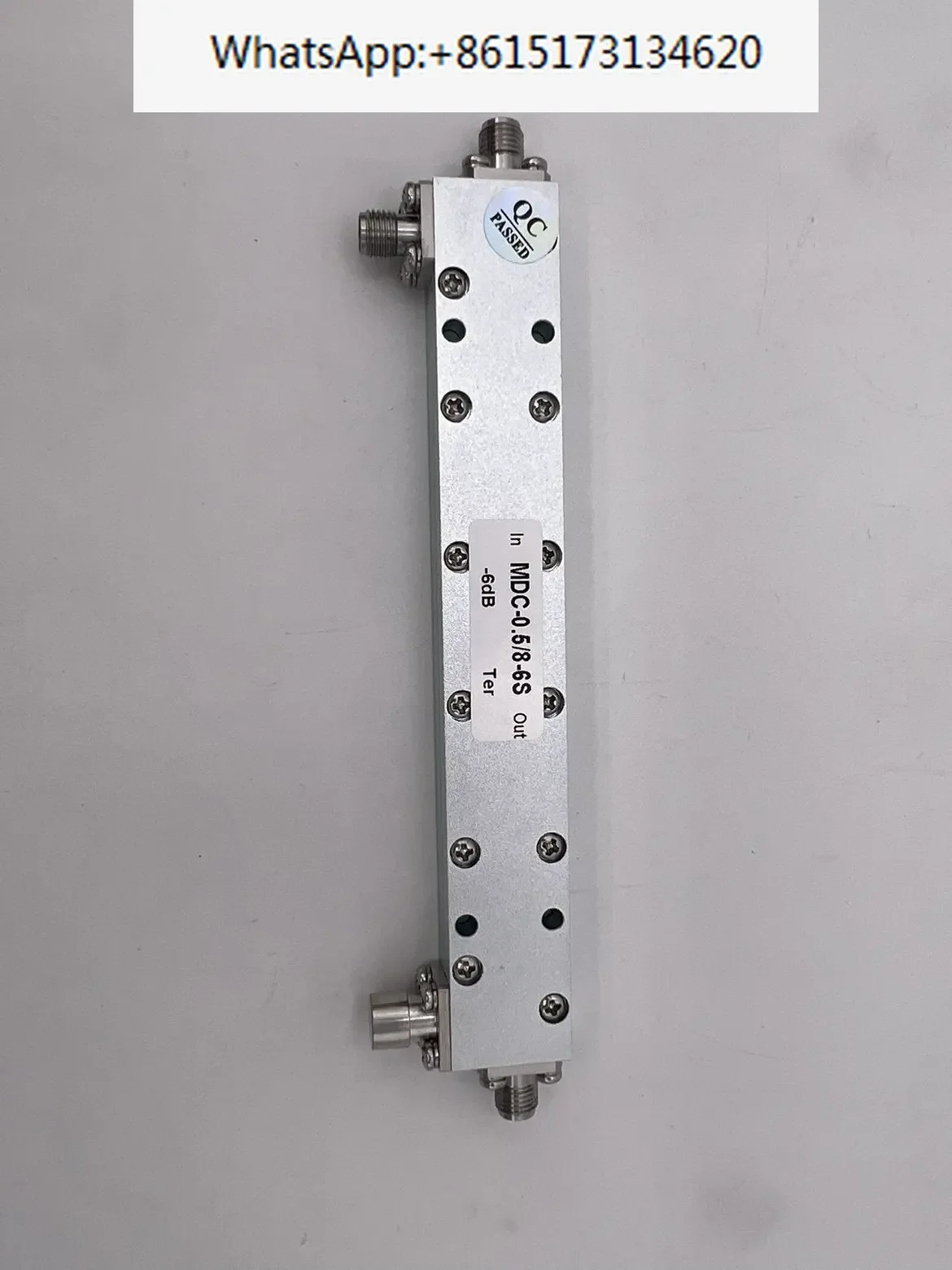 SMA stainless steel female microstrip coupler frequency range 500-8000M/0.5-8G coupling degree 6d B