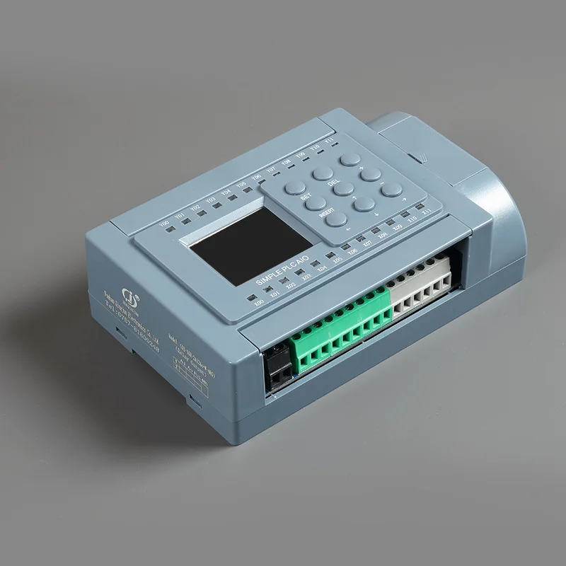 Huaqingjun 8-in 8-out الترانزستور الناتج PLC 2-قناة المدخلات التناظرية 0-10V 0-20mA RS485 Modbus PLC للأتمتة