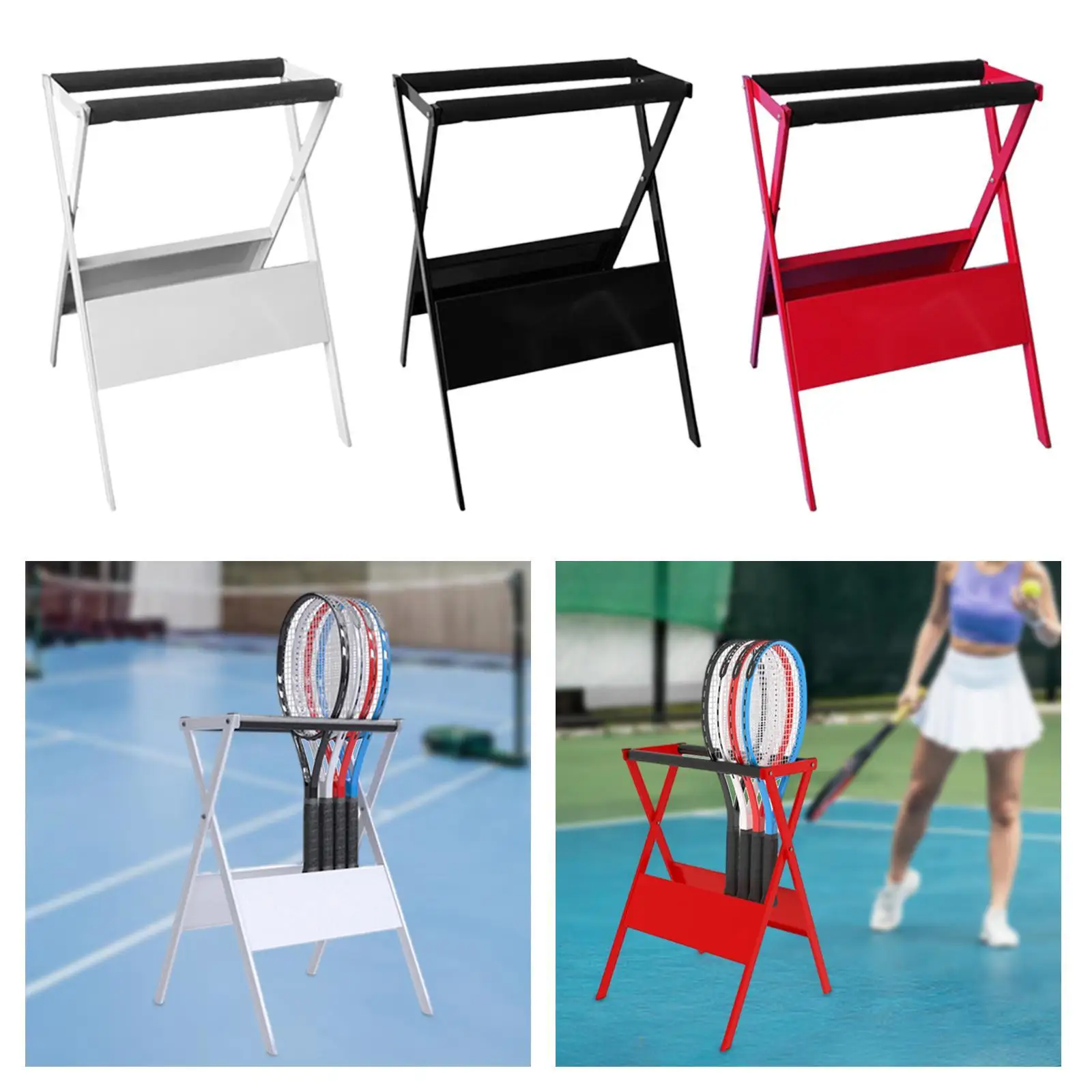 Badminton Racket Storage Rack Tennis Racket Storage Rack for Gym Home Garden