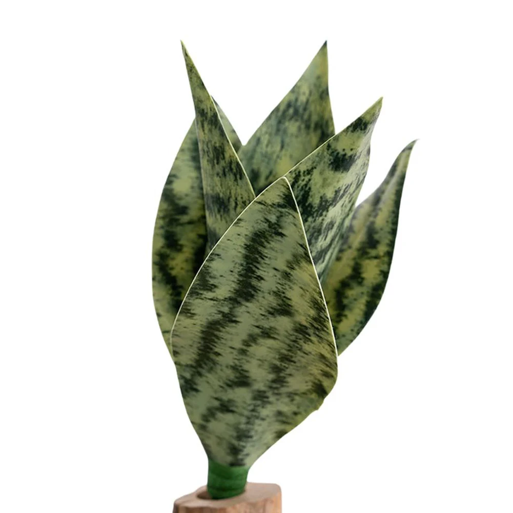 

Realistic Simulation PVC Snake Plant for Indoor Decoration Made from Soft Material Suitable for Multiple Rooms