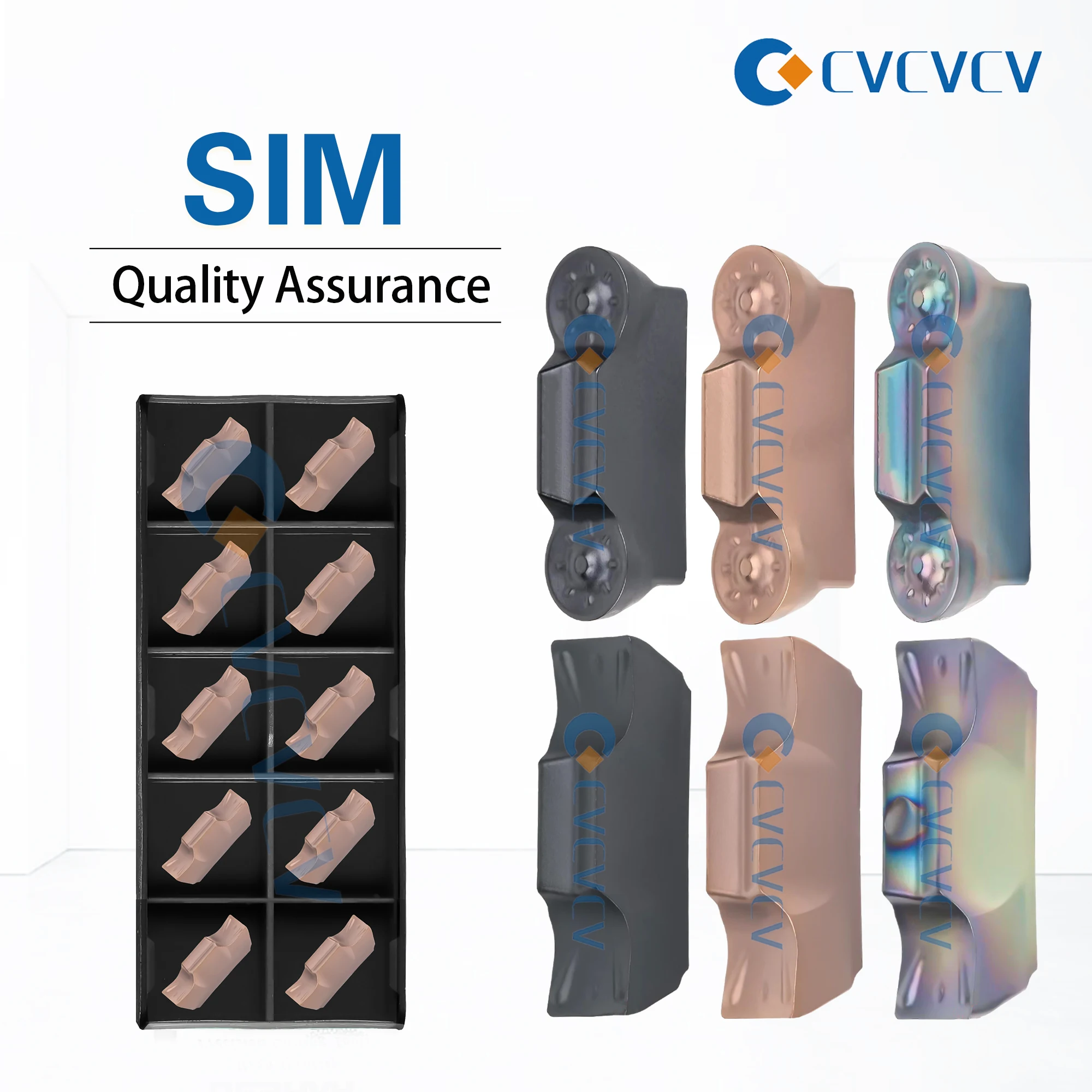 SIM200/250/300-02/J/R1.0/R1.25/R1.5 SIM Series Lathe Tools Machining Stainless Steel Parts With Small Inner Hole Slotting Blades