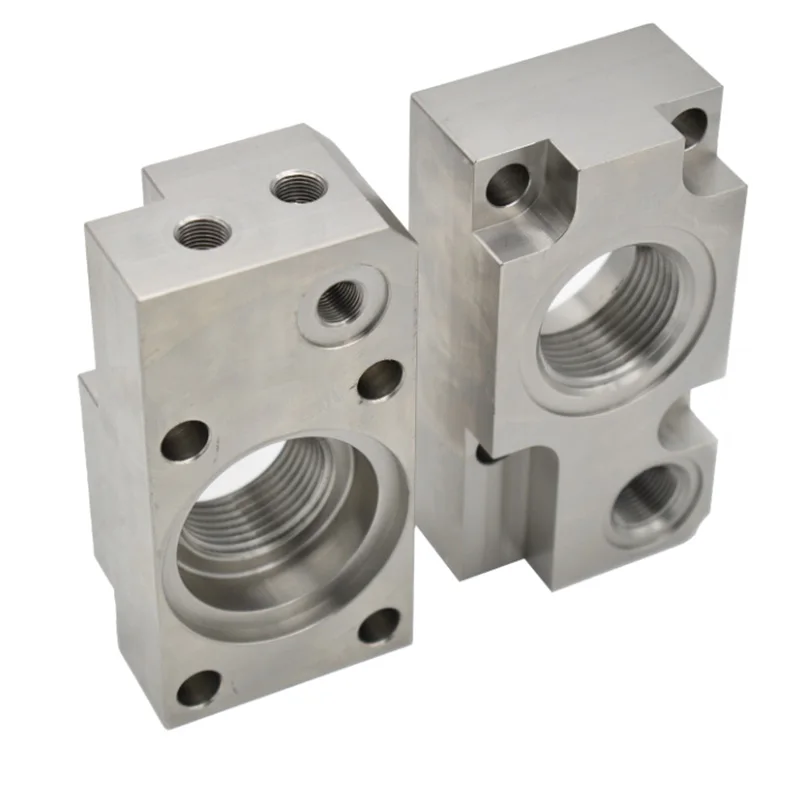 

Customized Hydraulic Valve Block CNC Machined Parts CNC Machining Service Precision Aluminum&Stainless Steel Parts