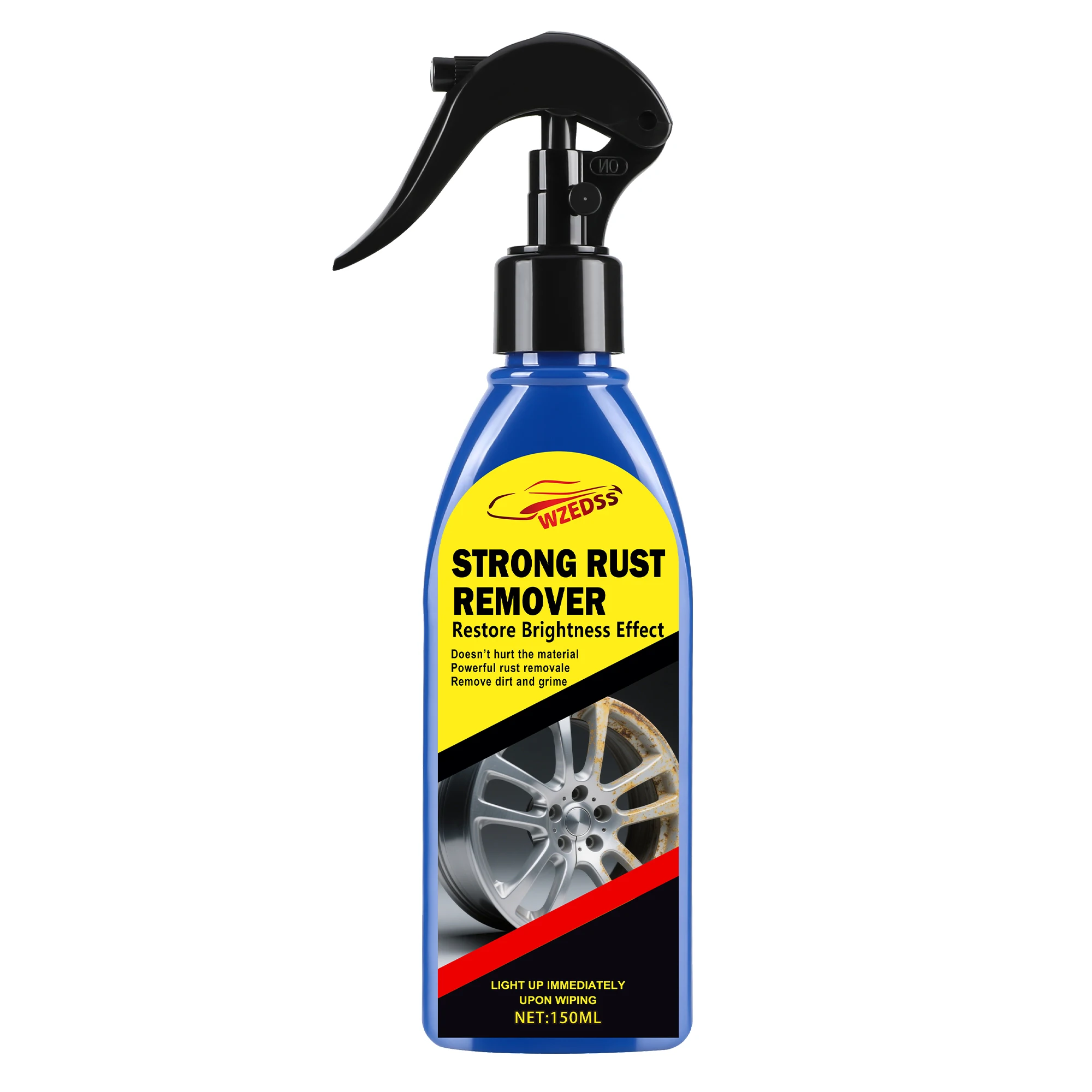 بخاخ مزيل الصدأ التلقائي - يزيل بقع الصدأ بشكل فعال من مقابض أبواب السيارة وأطراف العادم والمصابيح الأمامية