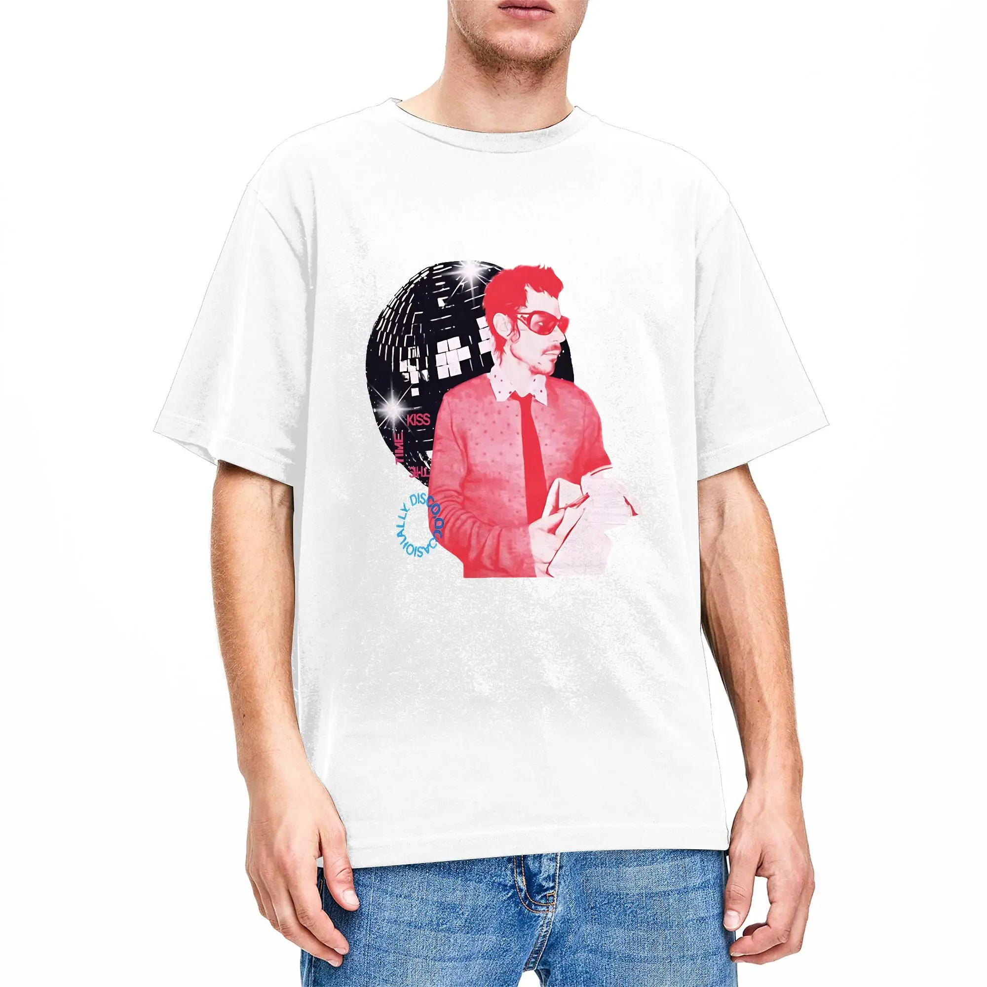 Men Harry Styles Kiss All The Time, Disco Occasionally T Shirt  Cotton Clothes Funny Short Sleeve Tee Shirt New Arrival T-Shirt