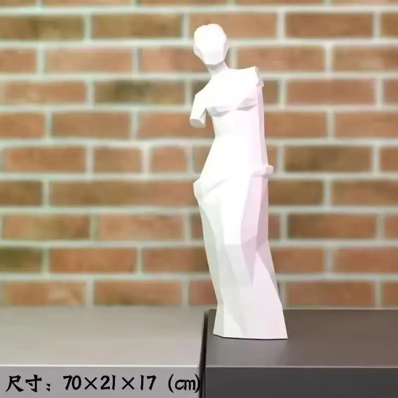 70 centimetri Venere Modello di Carta Kit Per Adulti Papercraft 3D FAI DA TE Arte Creativa Basso Poly Scultura Complementi Arredo Casa Decorazione Della Stanza Giocattolo Fatto A Mano