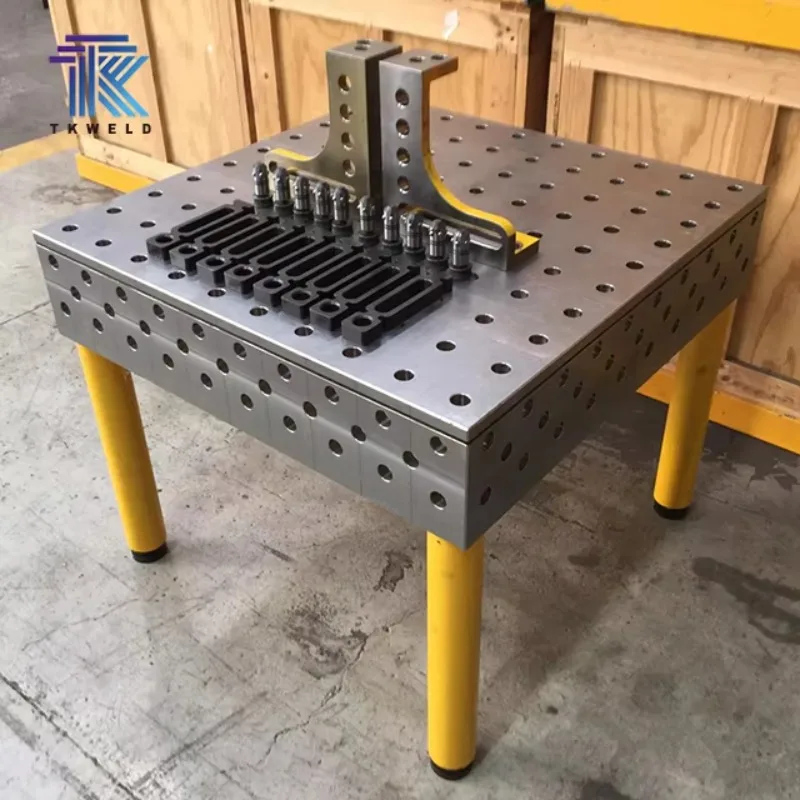 CE Certified 3D/2D Flexible Robot Work Table 2000*1000*200mm 16mm 28mm Nitride Soldering Station With Certificate