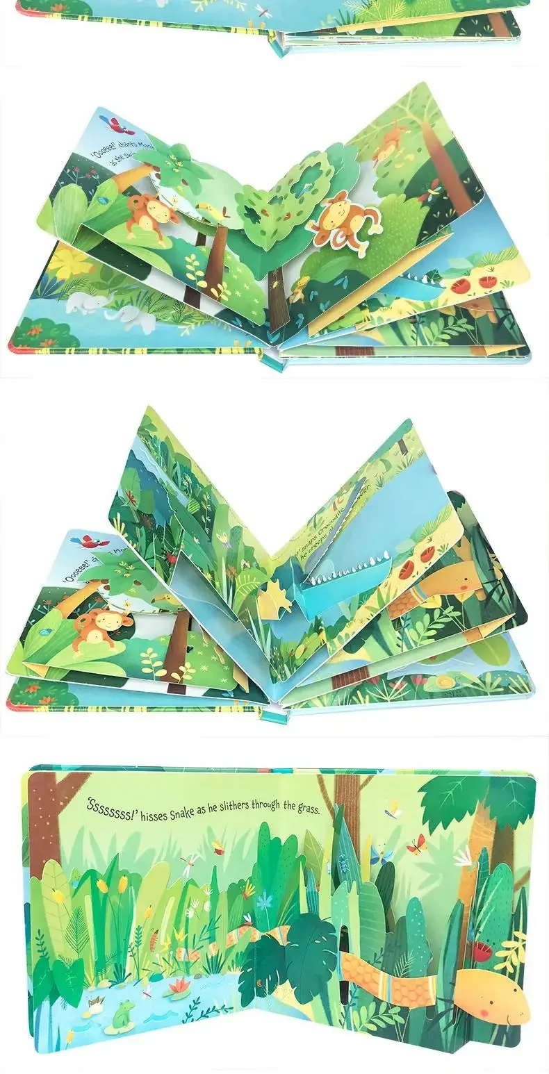 Usborne Pop Up Jungle, Children's books aged 3 4 5 6, English
