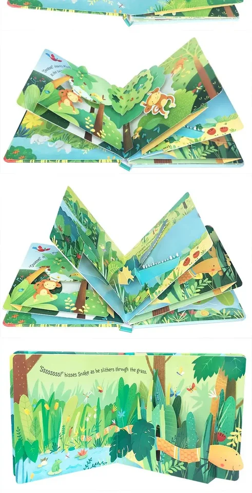 Usborne Pop Up Jungle, Children's books aged 3 4 5 6, English
