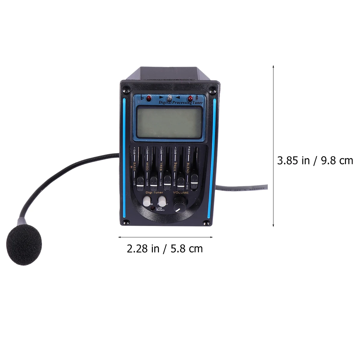

1PC Guitar LC-5 Pick-up Professional Sound Pickup Preamp Piezo Pickup Microphone Pick-up Musical Supply