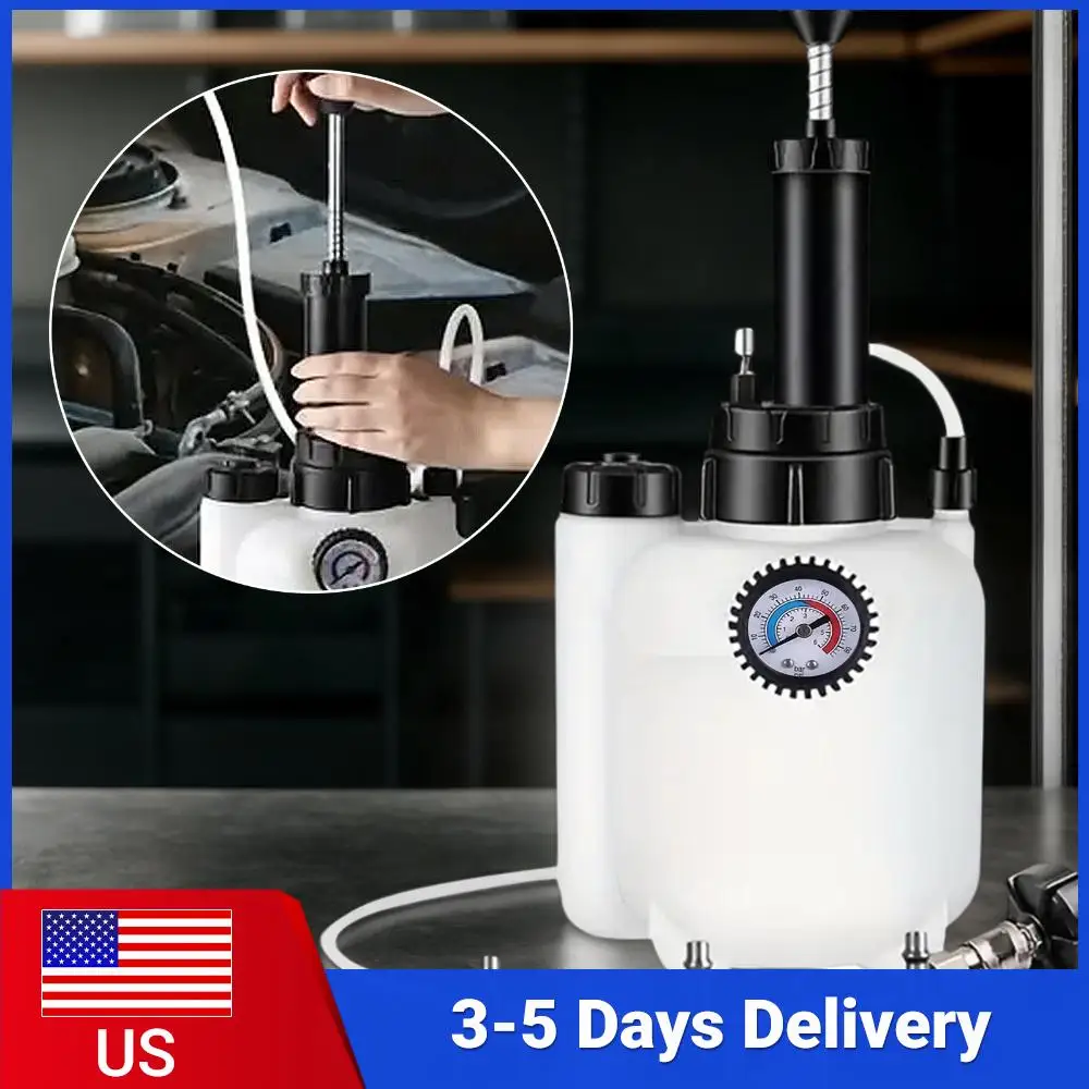 

3L Car Brake Fluid Replacement Tools Leakproof W/1L Brake Fluid Bleed Bottle & 4 Adapter for Professionals Working on Vehicles