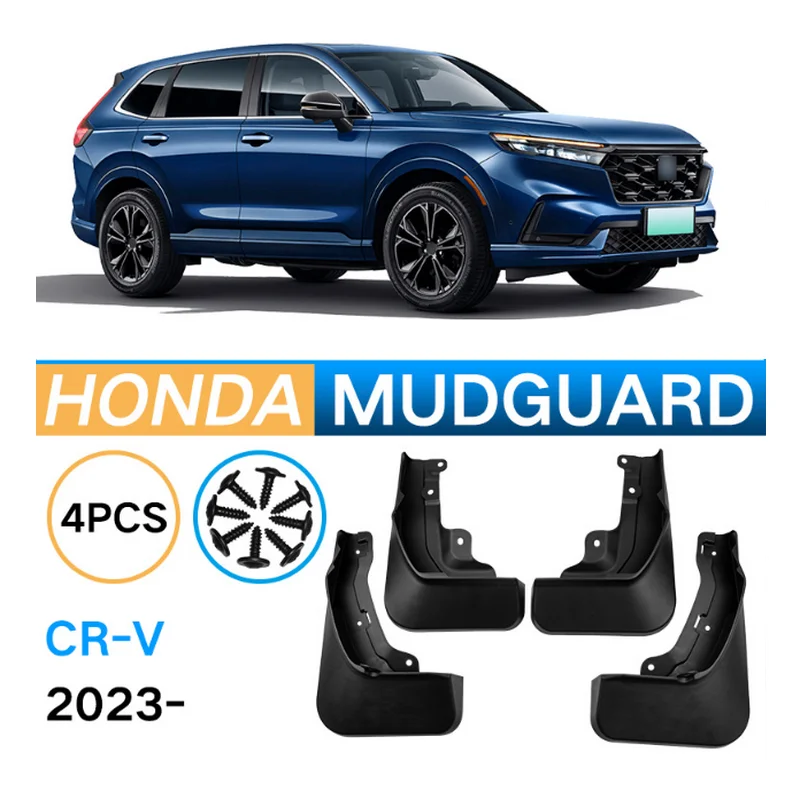 TONLINKER 4 PCS Car Mudguard For HONDA CRV 2023- Front Rear Mudguards Splash Guards Fender Mudflaps Accessories