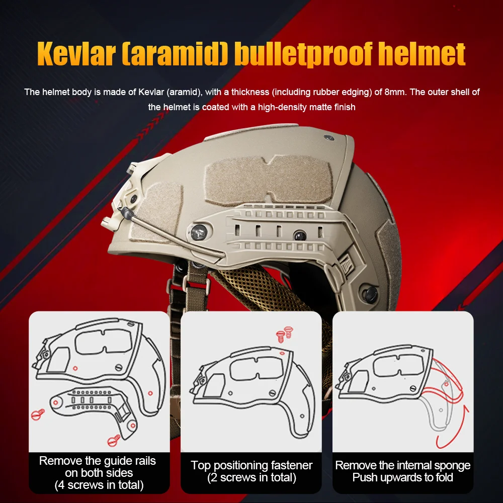 مادة الأراميد الفقرة Wendi بطانة إطار الهواء AF خوذة تكتيكية المستوى الأمريكي 3 المستوى الوطني 2 PJ سريع #3