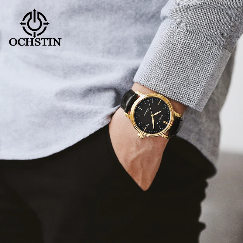 Ochstin New 2024 Leisure minimalist Architect Series Fully Automatic Mechanical Movement Men\'s Mechanical Watch