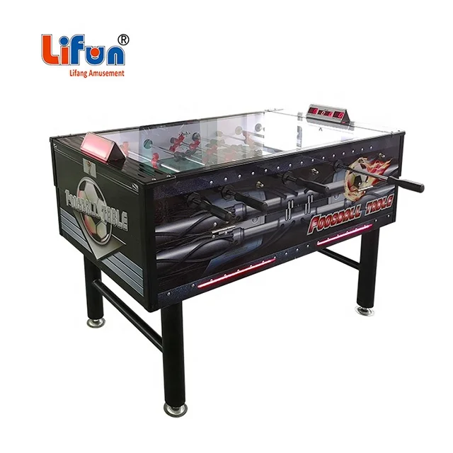 Lifun Coin-Operate Factory Price Hand Foosball Table Soccer Table  Arcade Game Machine For Sale