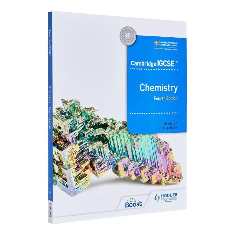 

Cambridge IGCSE Chemistry 4-е издание Earl Bryan Hodder Education 9781398310506 Книга