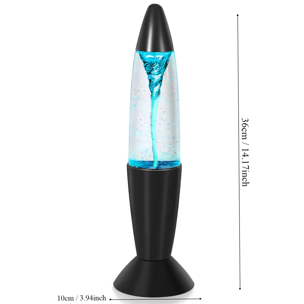 الملونة تورنادو المشهد مراقبة ضوء LED ضوء الزخرفية تورنادو مصباح الأطفال التعليم المبكر أداة التدريس USB/AA