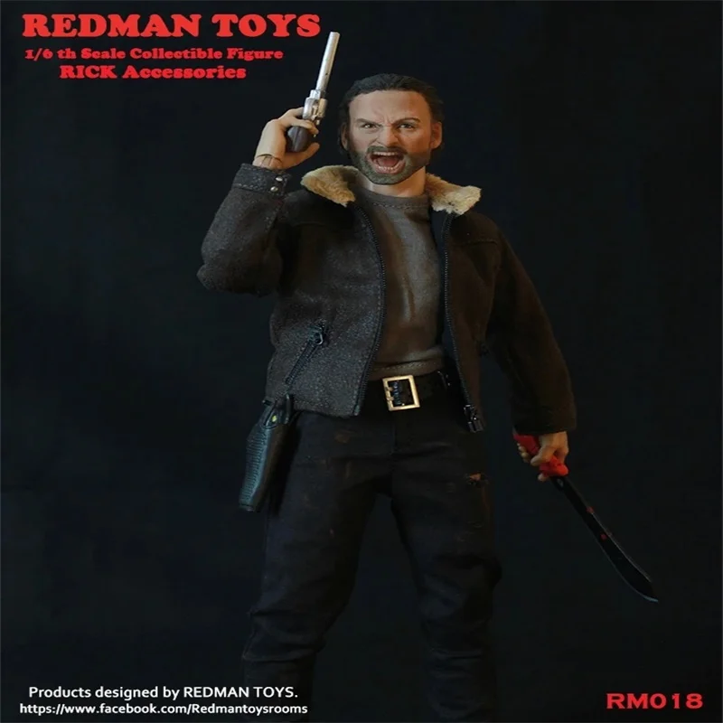 Redman Toys RM018 1/6 Male Soldier Sheriff RICK Head Carving
