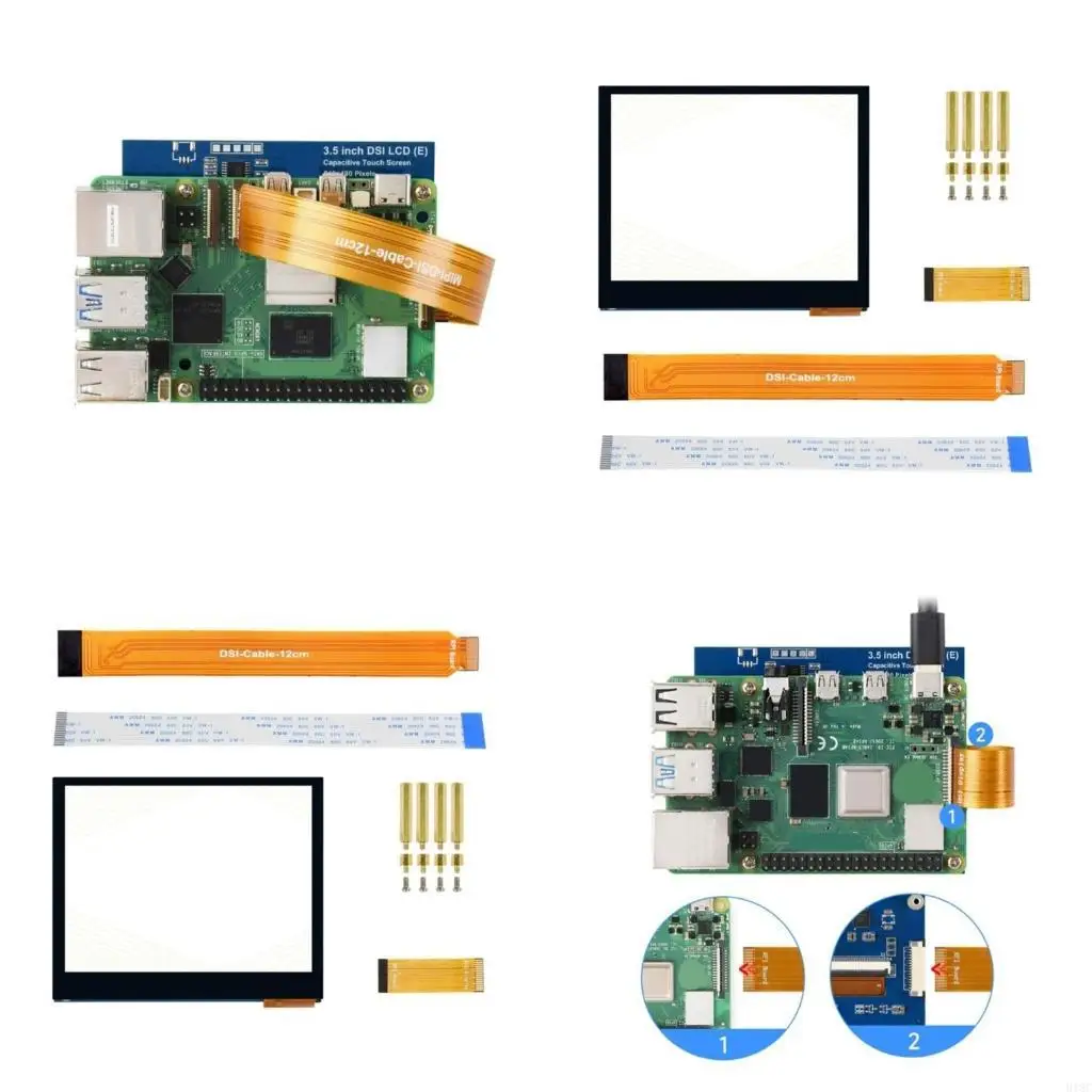 

Capacitive Touchscreens 3.5inch with True Color Reproduction and Fast Operation