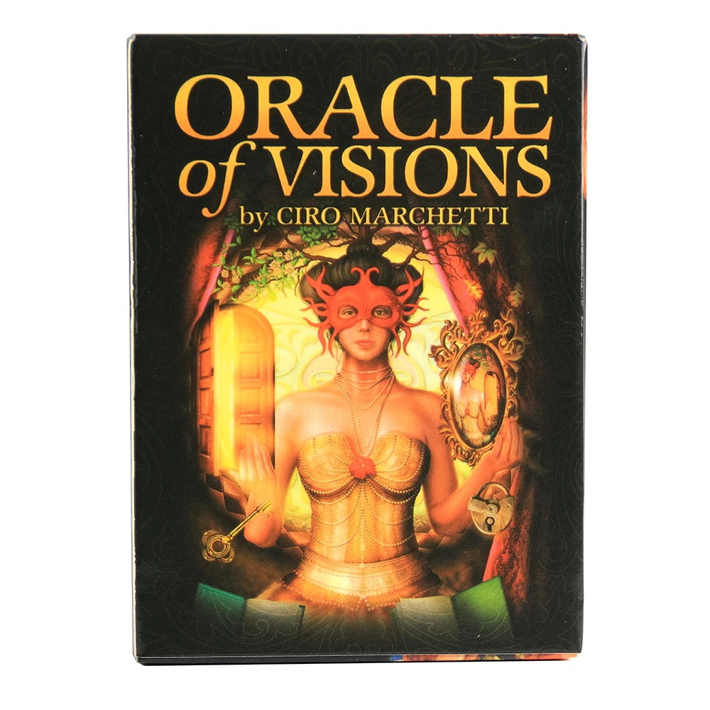 

Oracle of Visions Deck by Ciro Marchetti Victorian Inspired Divination Cards and Illustrated Guidebook 52 Cards Set for Intuiti