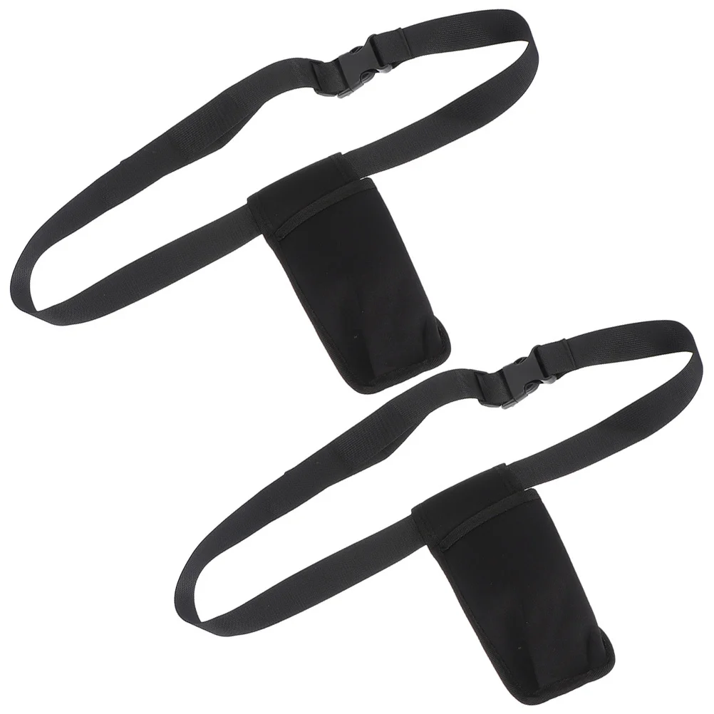 

2 шт., поясная сумка для массажера, сумка для переноски эфирного масла с регулируемым ремешком, держатель для бутылок для спа-терапии