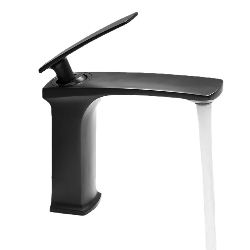 

Deck Mixing Faucet Basin Faucet Single Handle Hole Black Faucet Bathroom Sink Faucet Basin Faucet