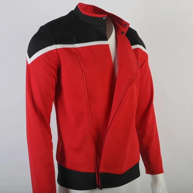 

25COS Cosplay Costume Lower Decks Freeman Red Uniform Ensign Rutherford Yellow Blue Top Shirts ST Halloween Costume Man Woman Pr