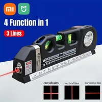 Xiaomi Laser Level Line Tool Multipurpose Laser Level Kit Standard Cross Line 8Feet Tape Measure Ruler Horizon Vertical Measure